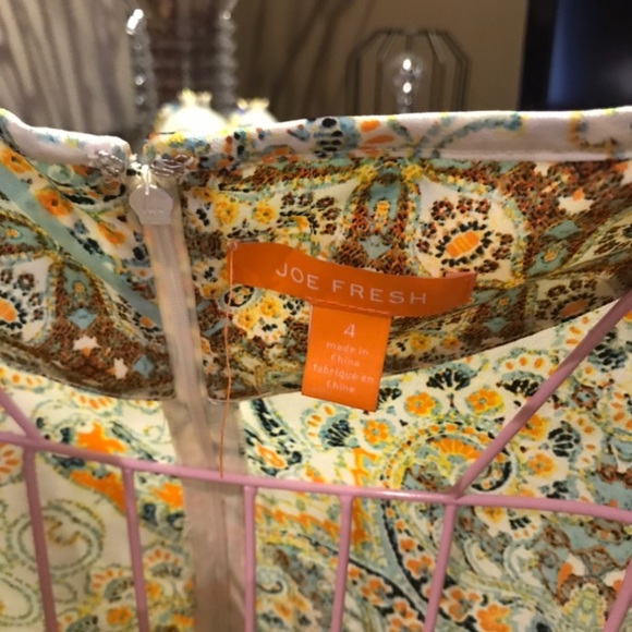 Joe fresh long sleeve paisley print dress - Picture 2 of 2